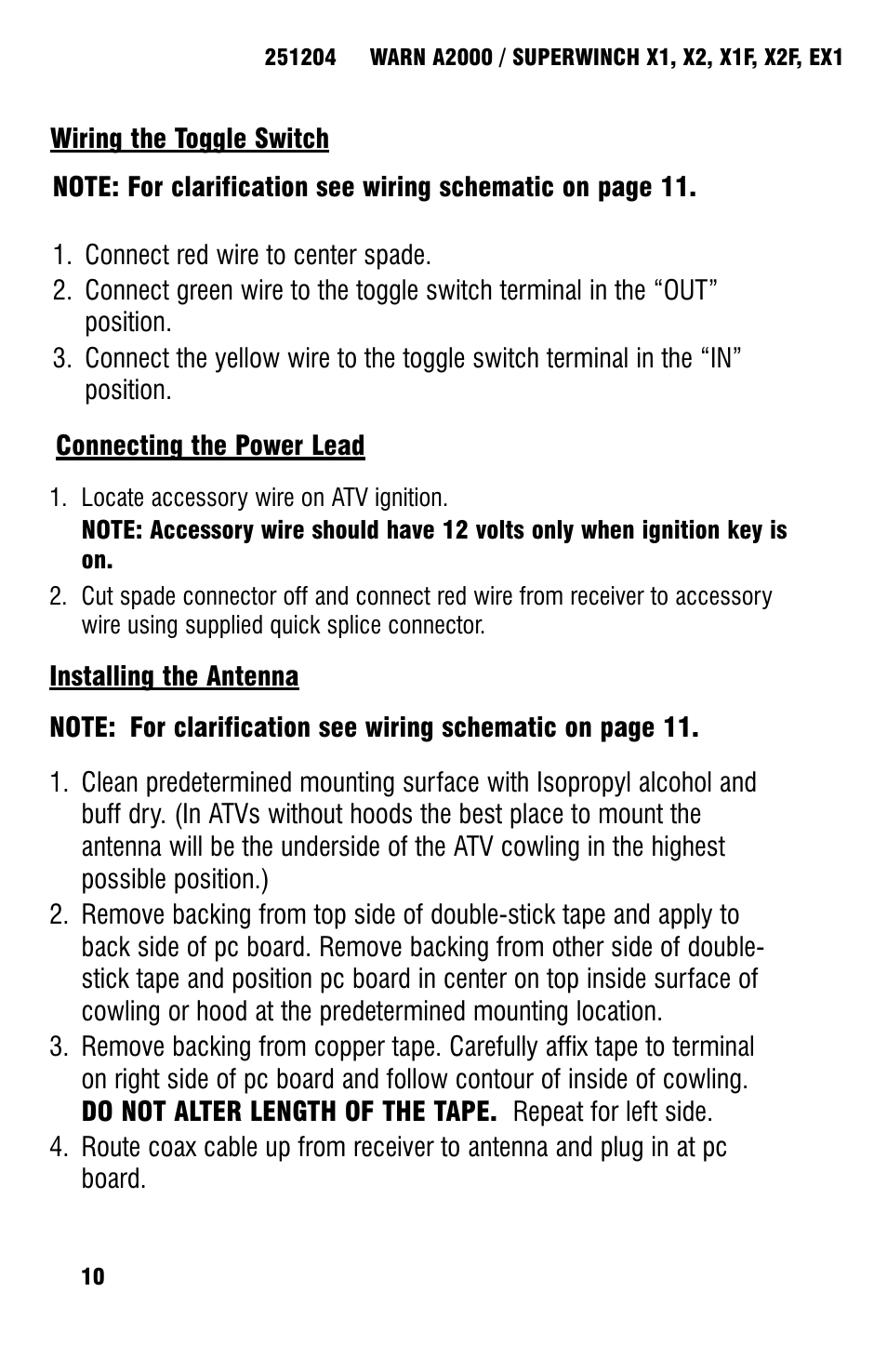 Ramsey Winch ATV UNIVERSAL WIRELESS REMOTE FOR ATV WINCHES User Manual | Page 12 / 24