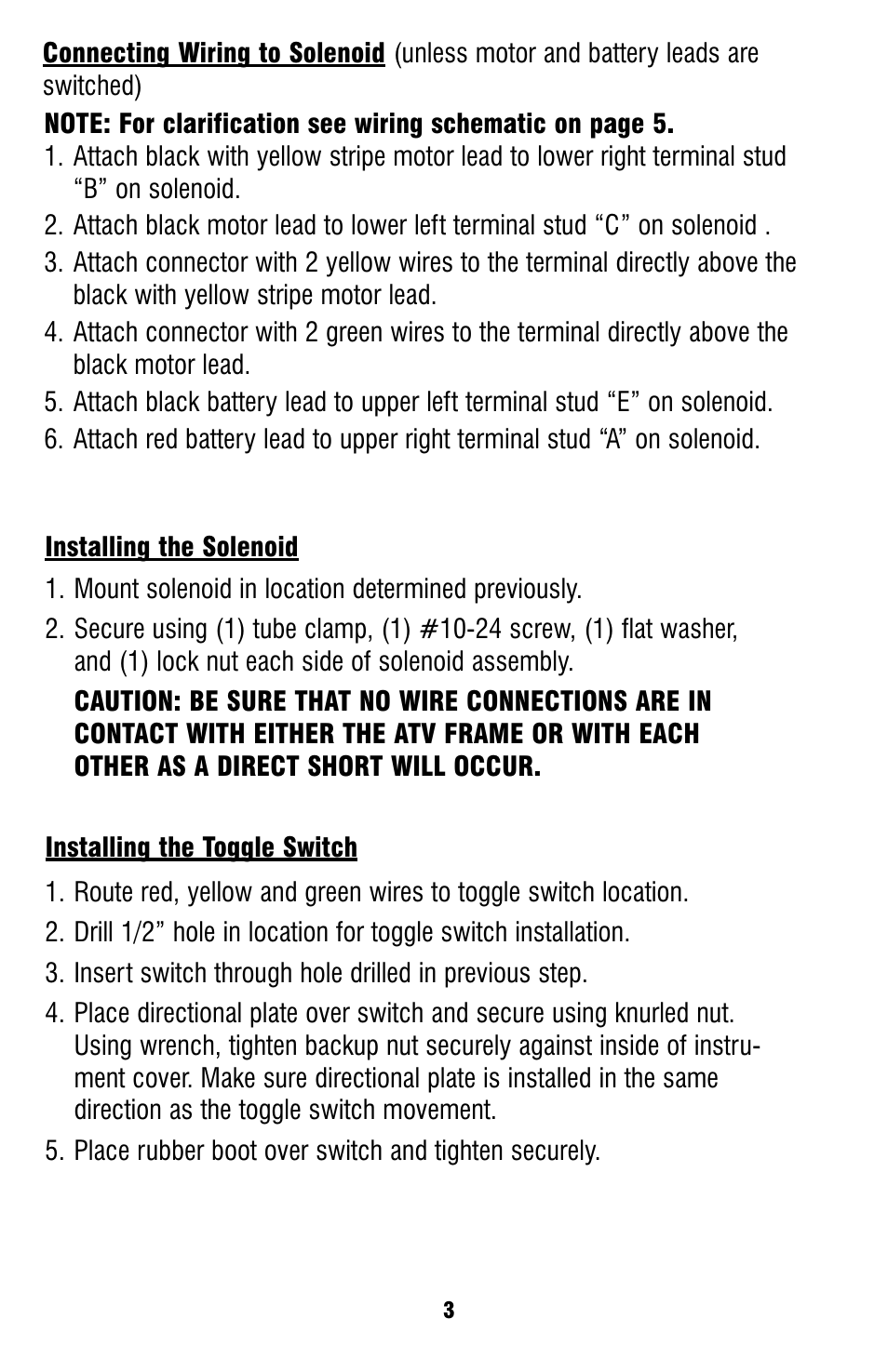 Ramsey Winch ATV WIRELESS REMOTE FOR ATV User Manual | Page 6 / 12