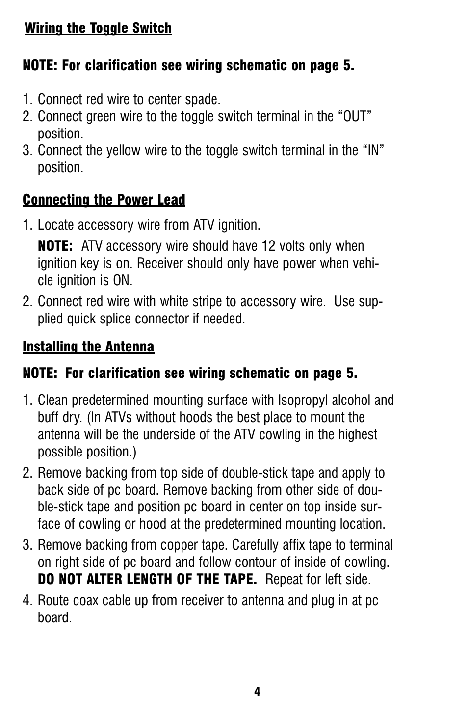 Ramsey Winch ATV WIRELESS REMOTE FOR ATV User Manual | Page 7 / 12