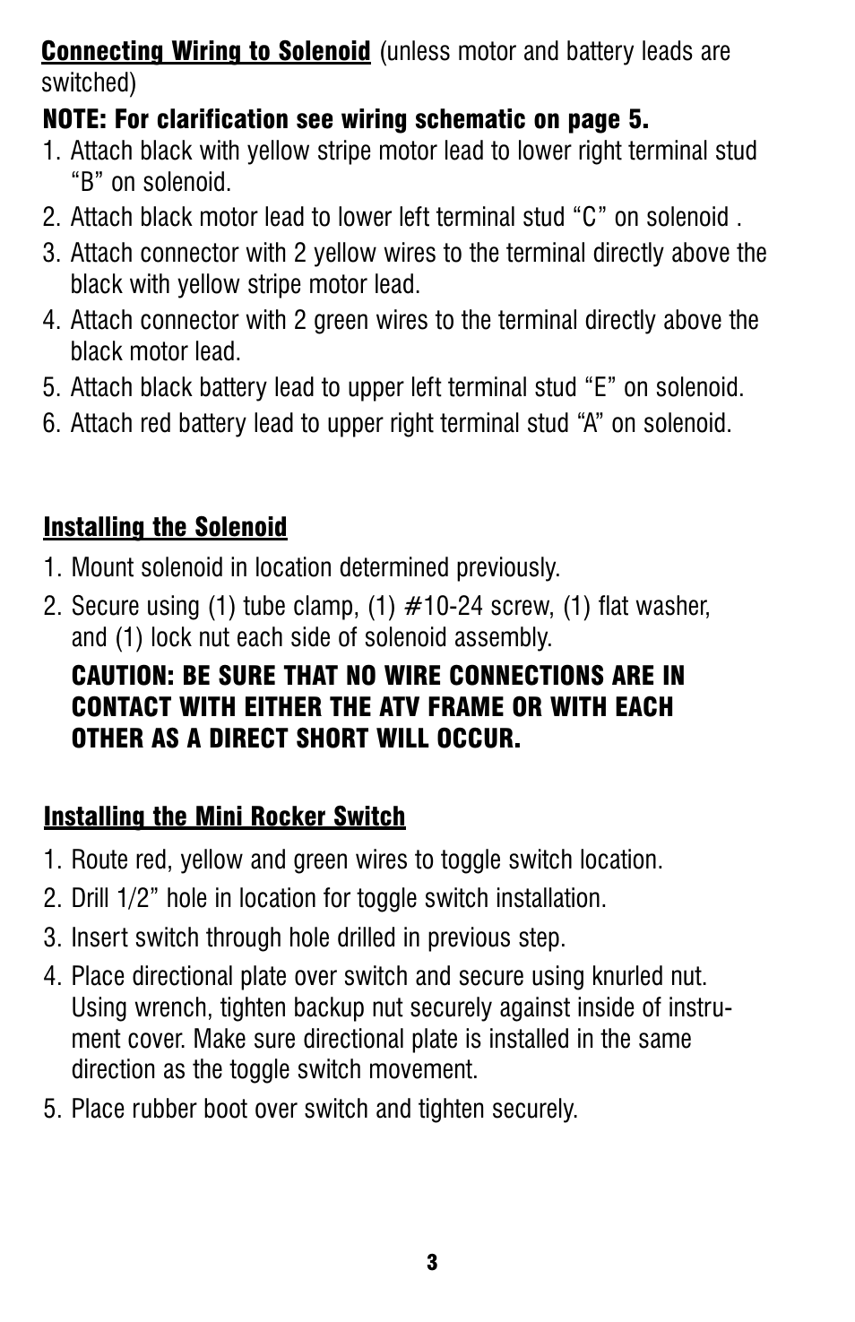 Ramsey Winch ATV WIRELESS REMOTE FOR ATV TAMARACK User Manual | Page 6 / 12