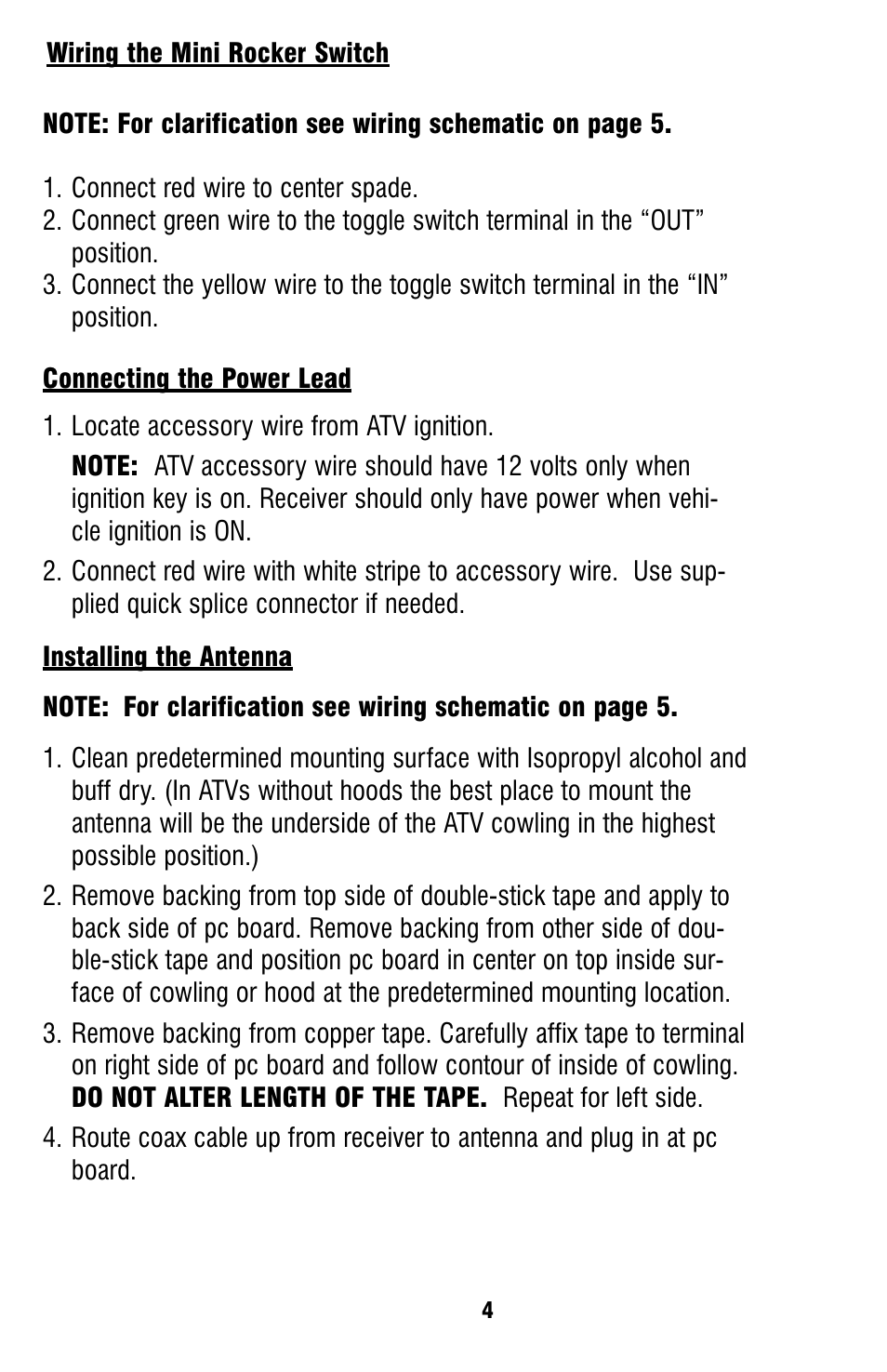 Ramsey Winch ATV WIRELESS REMOTE FOR ATV TAMARACK User Manual | Page 7 / 12