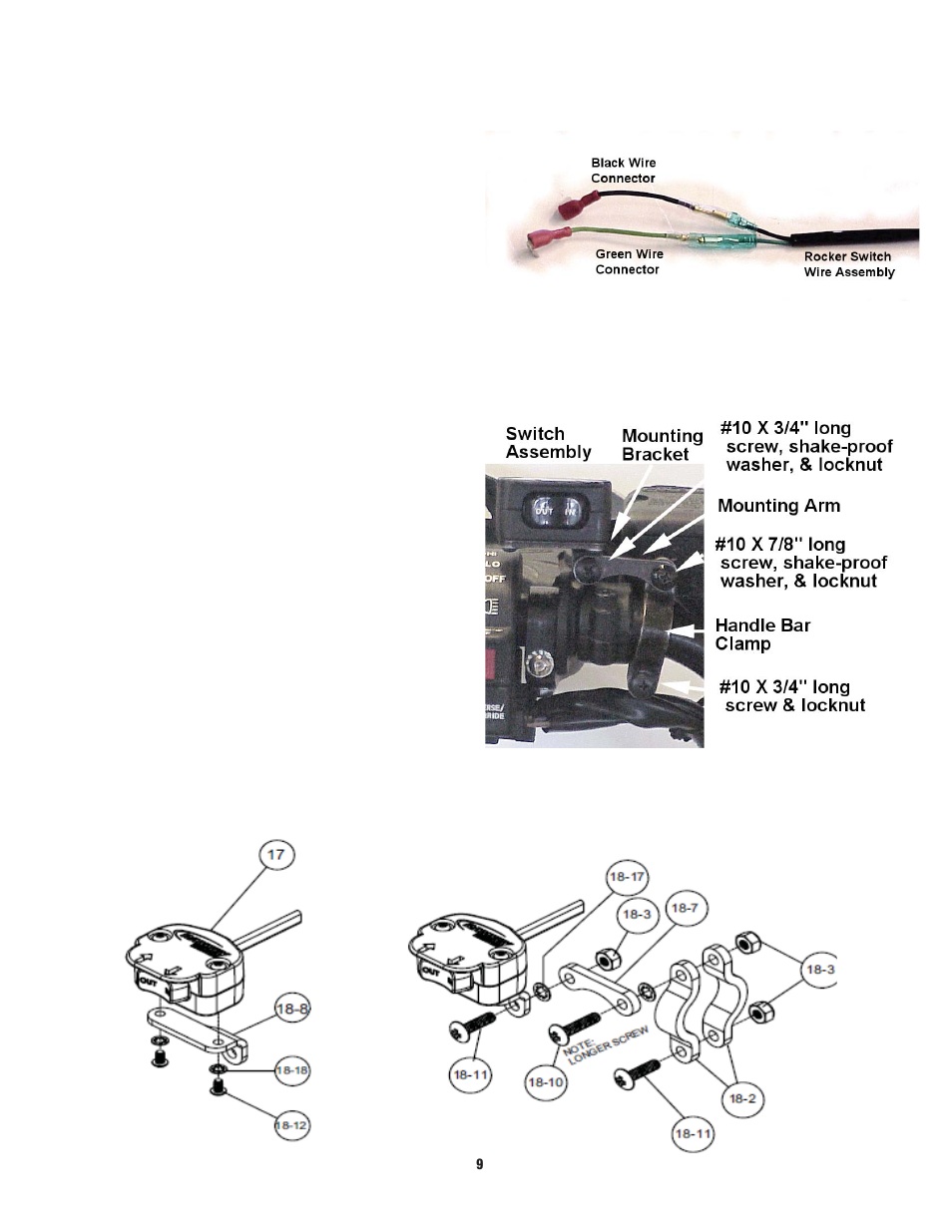 Ramsey Winch ATV-2500 (W_Brake) User Manual | Page 9 / 16