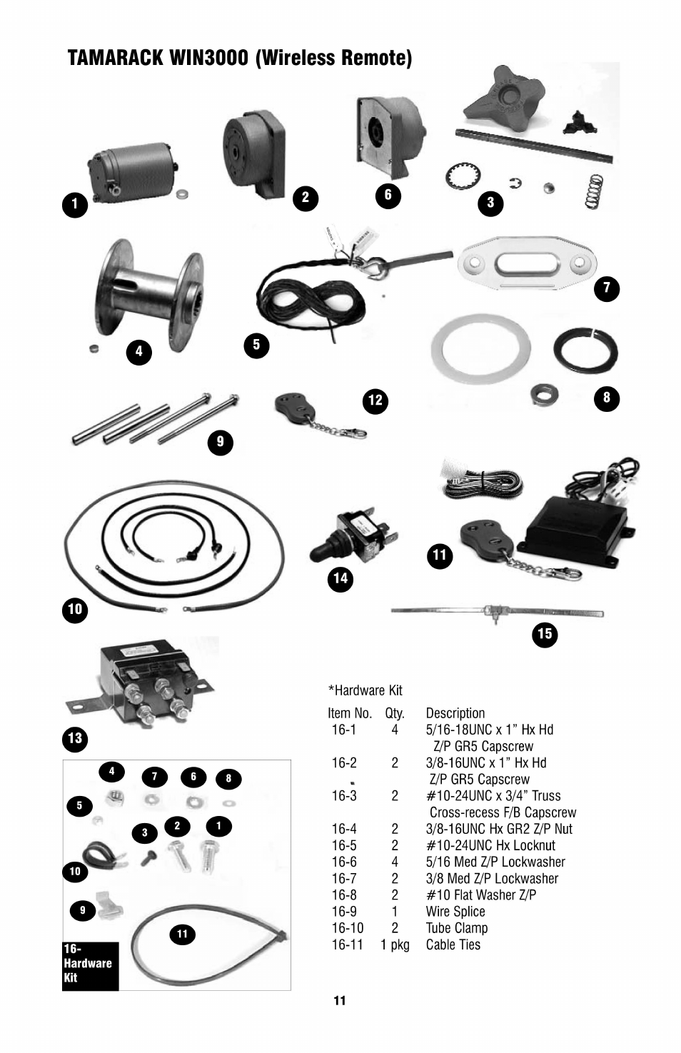 Ramsey Winch ATV-3000 TAMARACK W_SYNTHETIC ROPE User Manual | Page 11 / 12