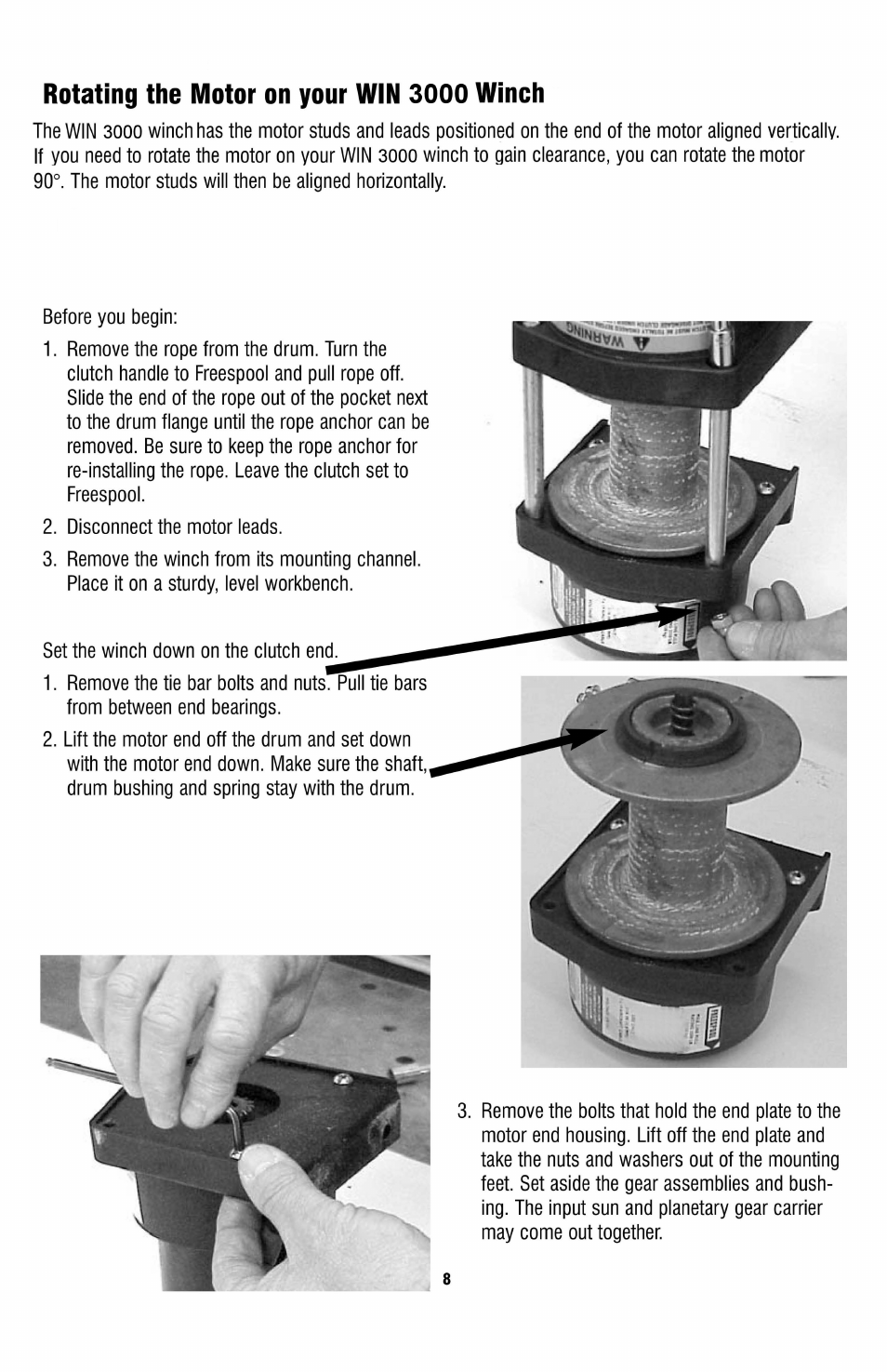 Ramsey Winch ATV-3000 TAMARACK W_SYNTHETIC ROPE User Manual | Page 8 / 12