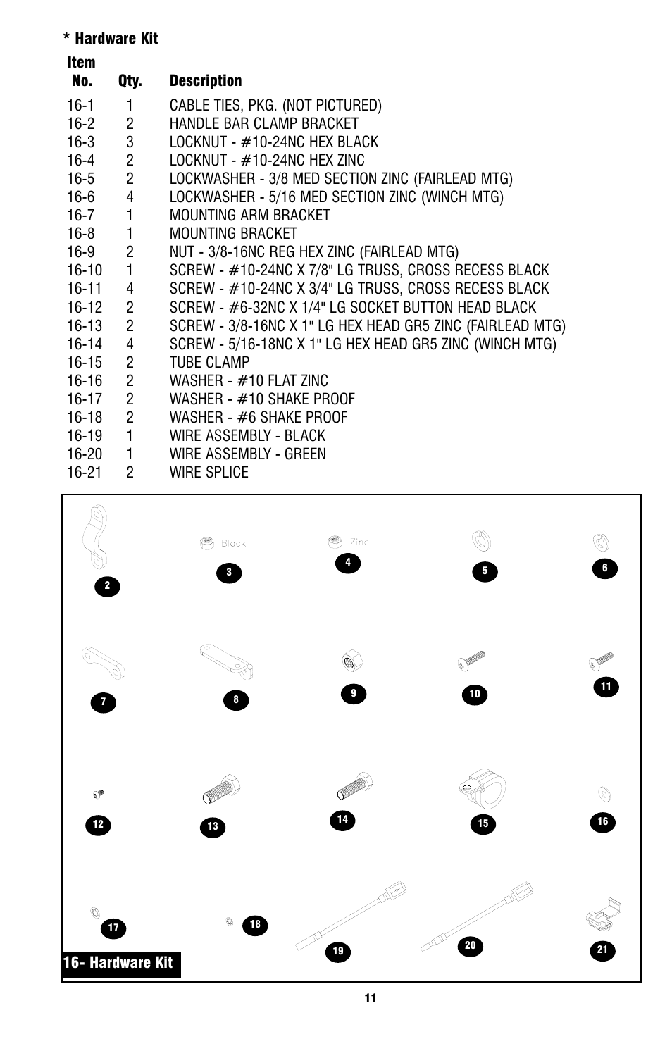 Ramsey Winch ATV-3000 W_MINI ROCKER SWITCH User Manual | Page 11 / 16