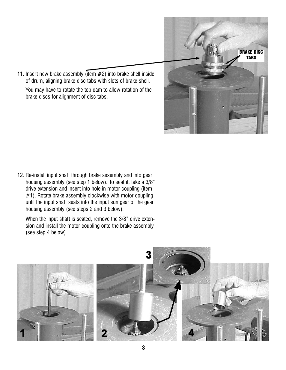 Ramsey Winch PATRIOT 15000 BRAKE REPLACEMENT KIT 251252 User Manual | Page 3 / 5