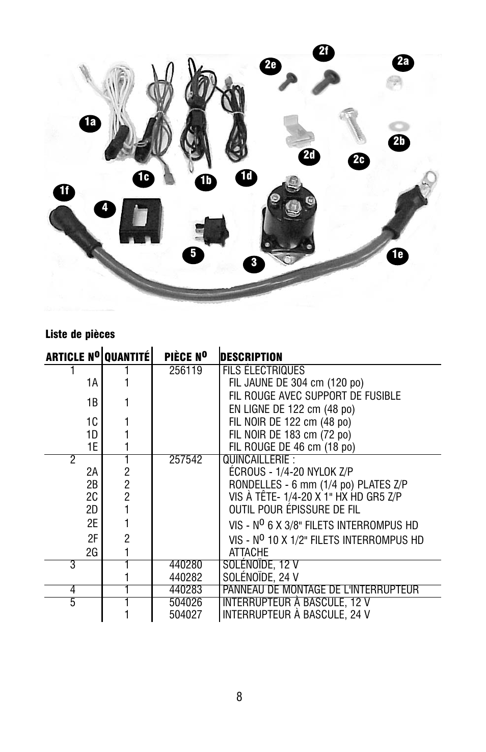 Ramsey Winch SAFETY ON_OFF SWITCH KIT 282062, 282063 User Manual | Page 10 / 20