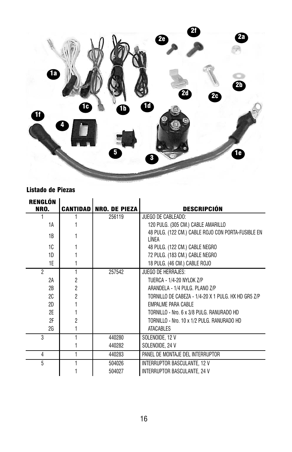 Ramsey Winch SAFETY ON_OFF SWITCH KIT 282062, 282063 User Manual | Page 18 / 20