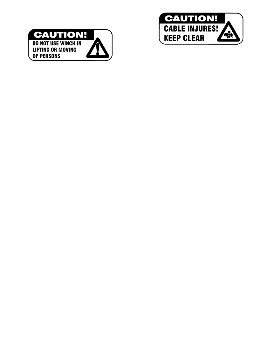 Tips for safe operation | Ramsey Winch PATRIOT 15000 W_LOWERED SOLENOID User Manual | Page 2 / 12