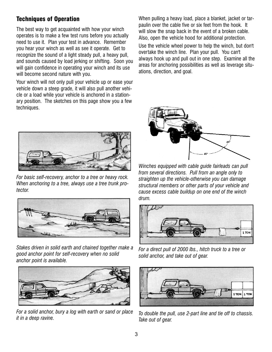 Ramsey Winch PATRIOT 6000, 8000 & 9500 User Manual | Page 3 / 12