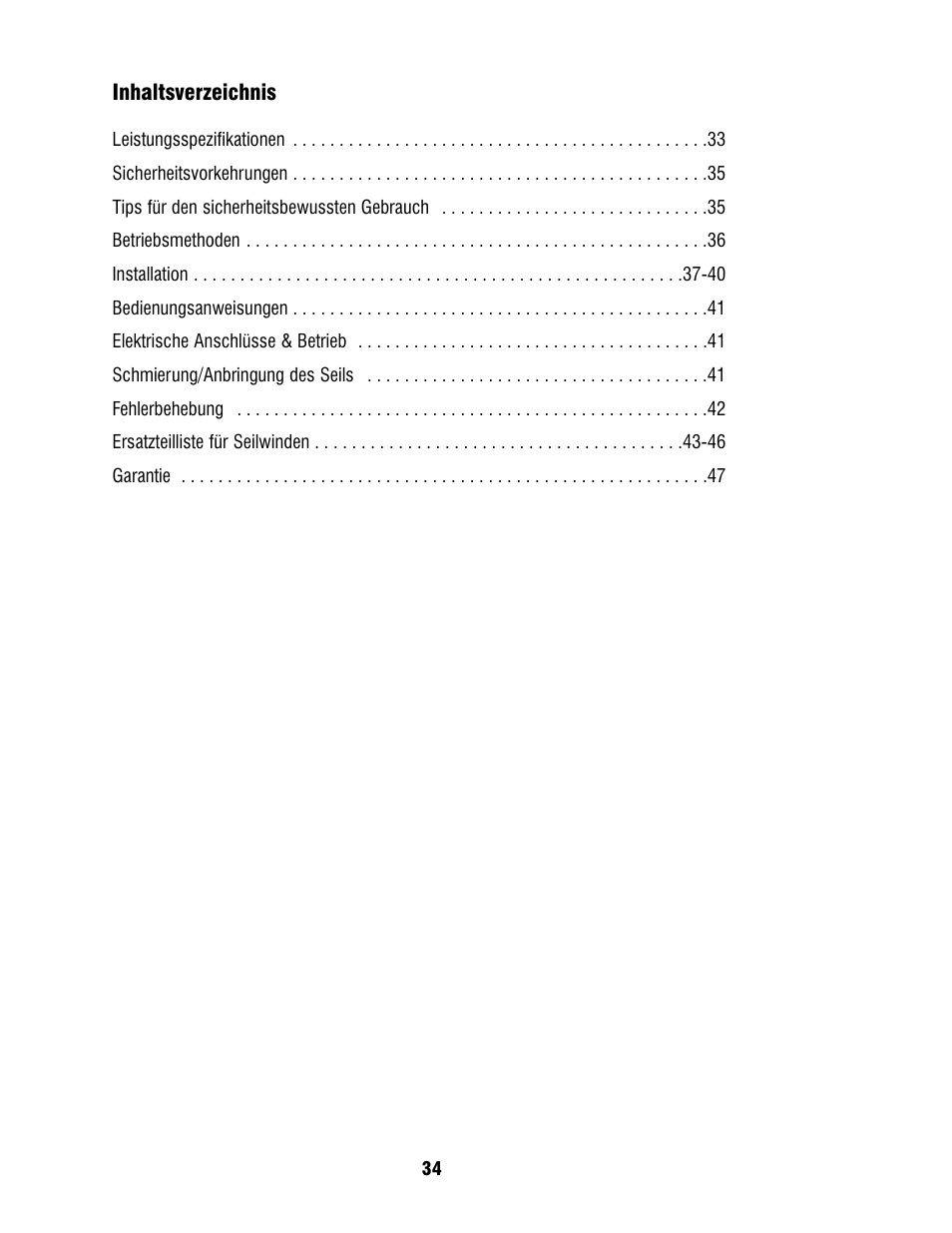 Ramsey Winch PATRIOT PROFILE 6000, 8000, & 9500 User Manual | Page 36 / 66