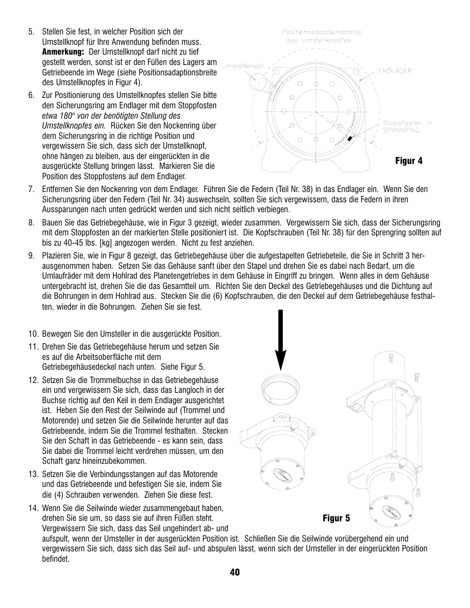 Ramsey Winch PATRIOT PROFILE 6000, 8000, & 9500 User Manual | Page 42 / 66