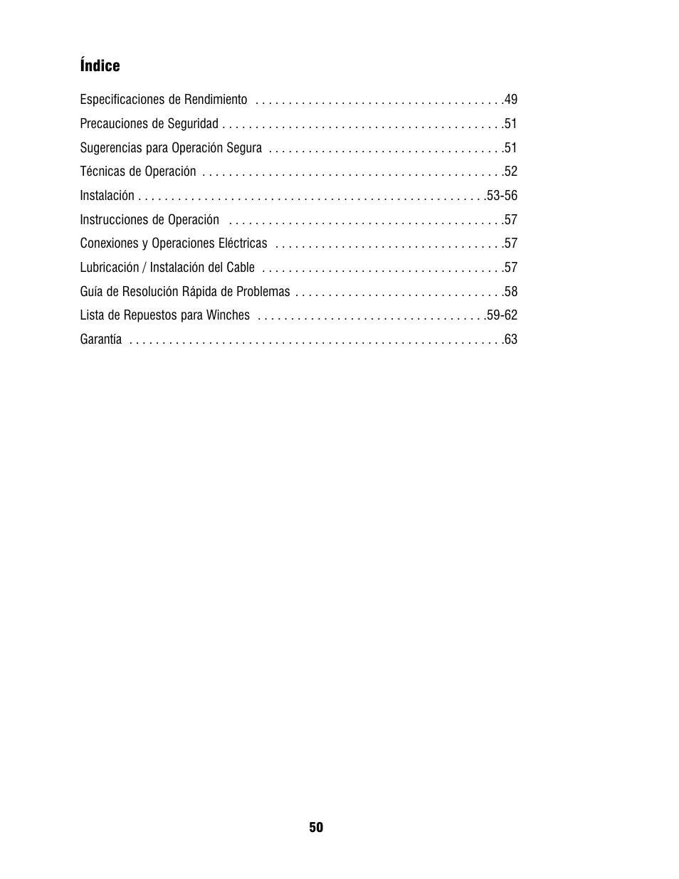 Ramsey Winch PATRIOT PROFILE 6000, 8000, & 9500 User Manual | Page 52 / 66