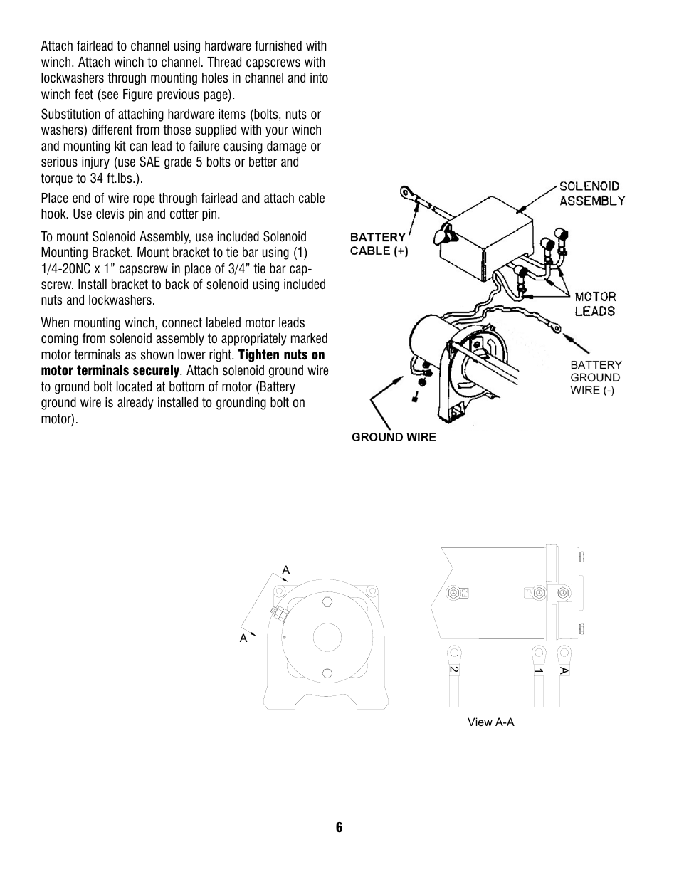 Ramsey Winch PATRIOT PROFILE 6000, 8000, & 9500 User Manual | Page 8 / 66