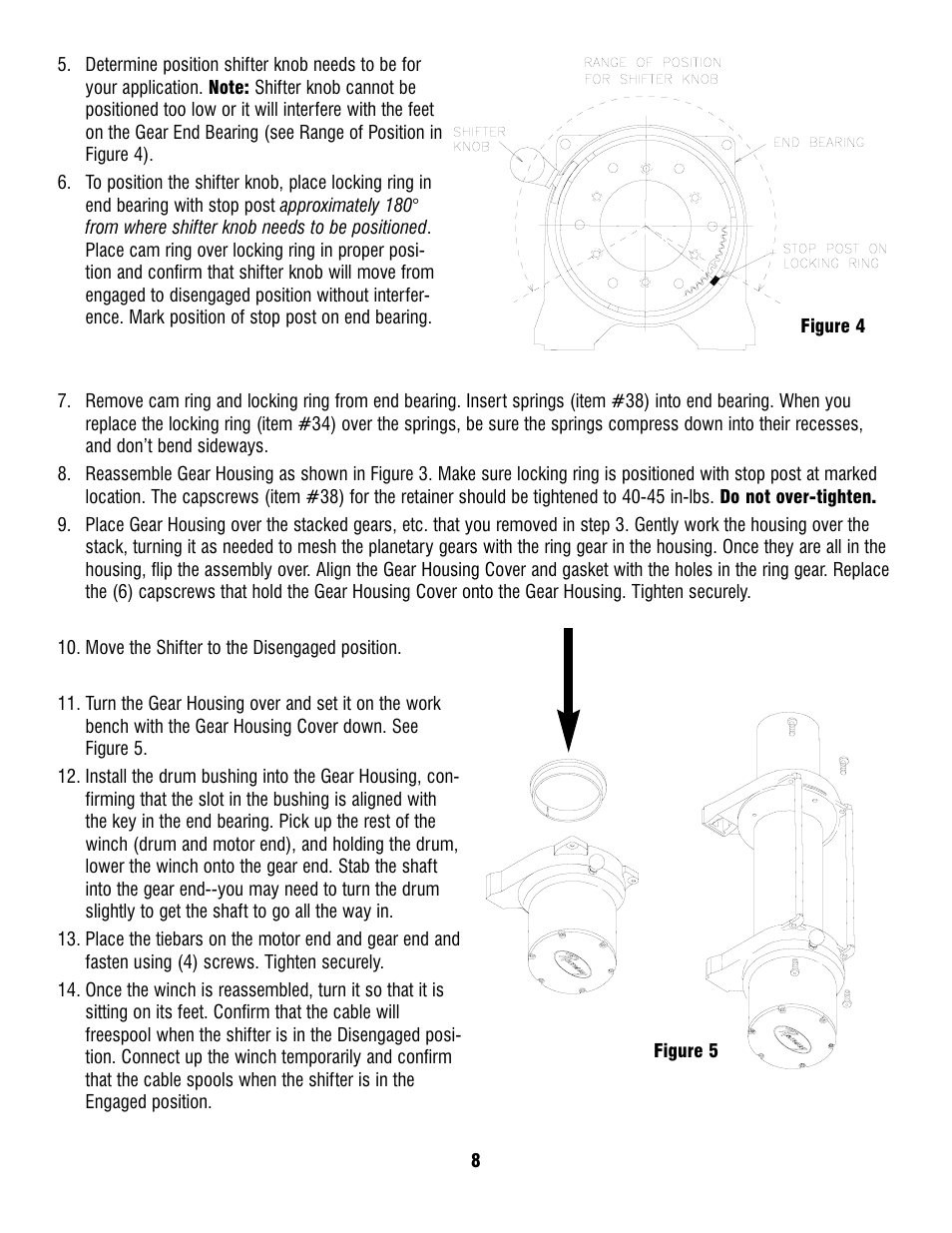 Ramsey Winch PATRIOT PROFILE-6000_8000_9000_9500 User Manual | Page 8 / 16