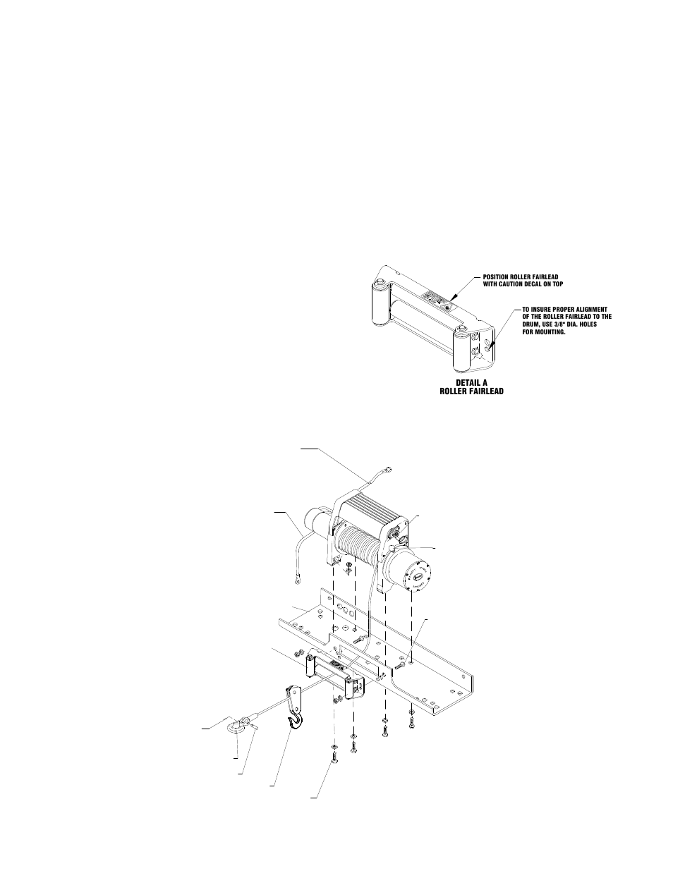 Figure 1, Installation | Ramsey Winch PLAT-9500 BAD BOY User Manual | Page 4 / 12