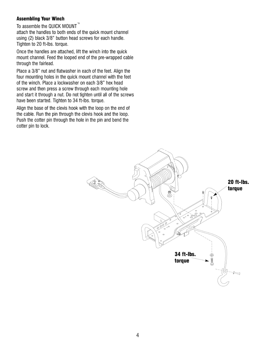 Ramsey Winch QM-9000 User Manual | Page 5 / 12