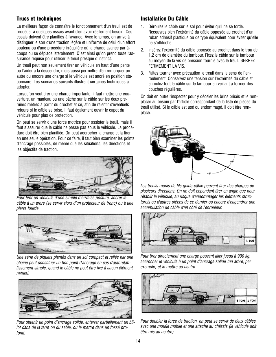 Ramsey Winch RE 8000 & 12000 User Manual | Page 14 / 44