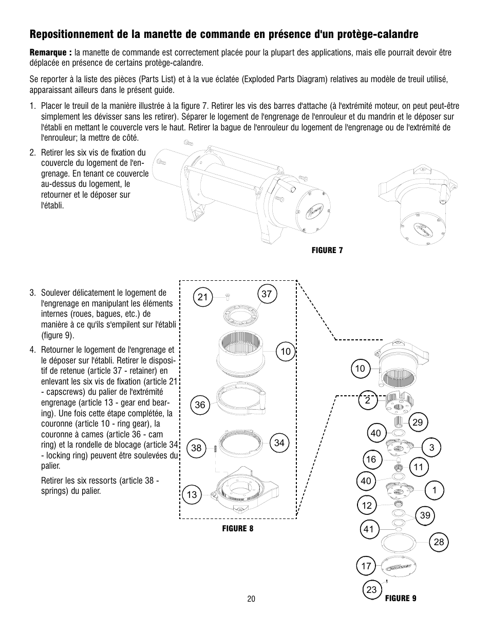 Ramsey Winch REP 8000 & 9000 User Manual | Page 22 / 58