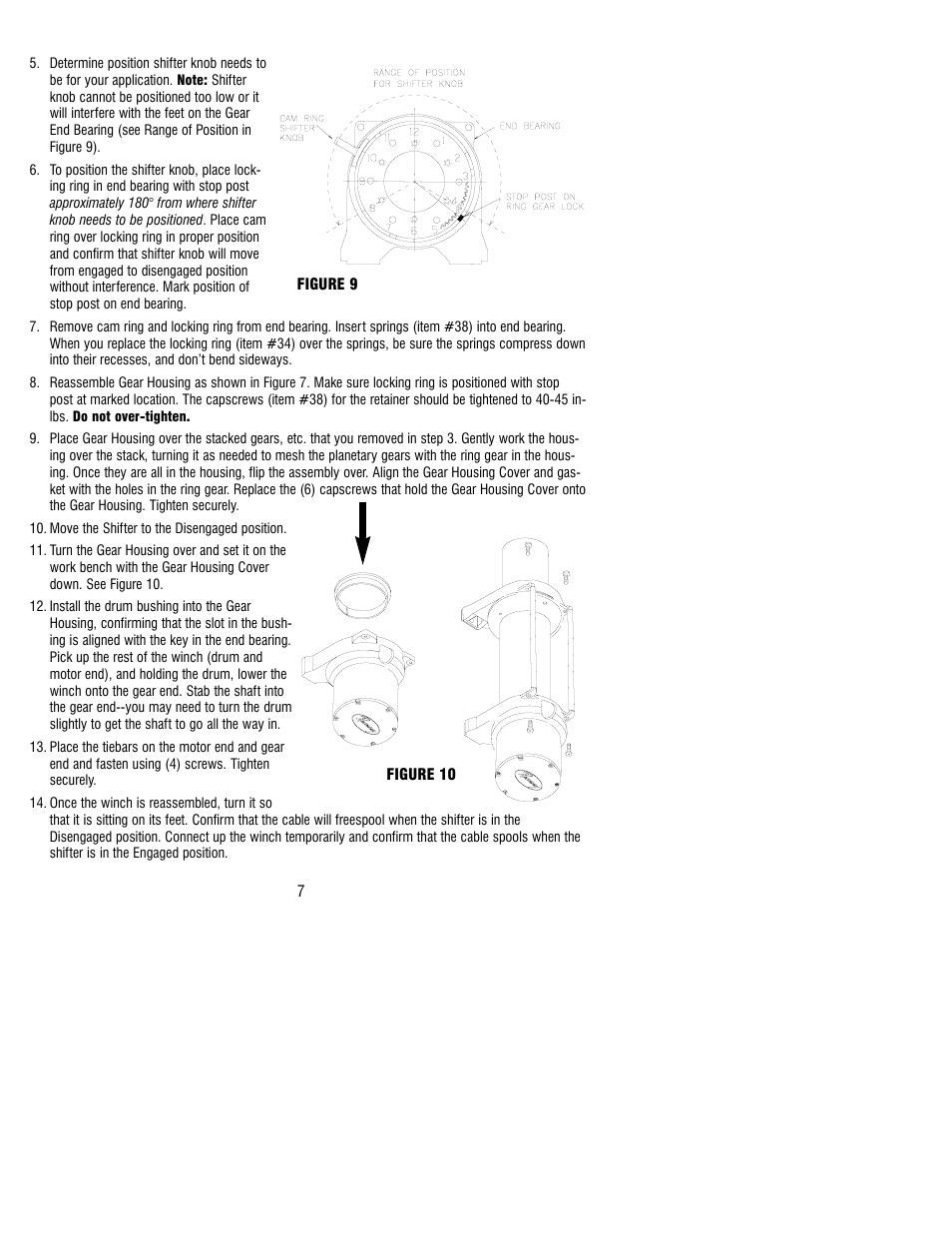 Ramsey Winch REP-6000/8000/9000 User Manual | Page 7 / 16