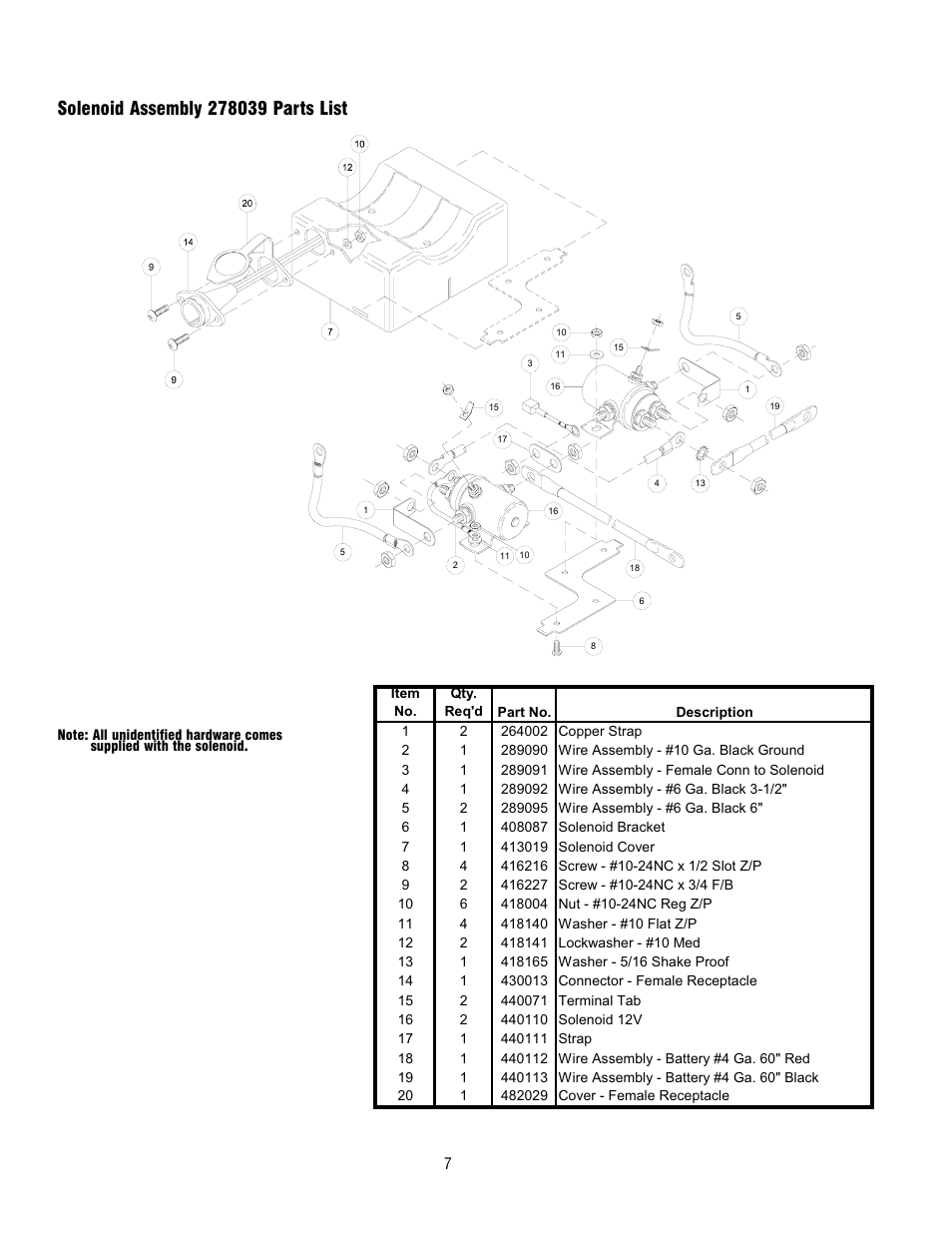 Ramsey Winch TR-5000 User Manual | Page 7 / 8