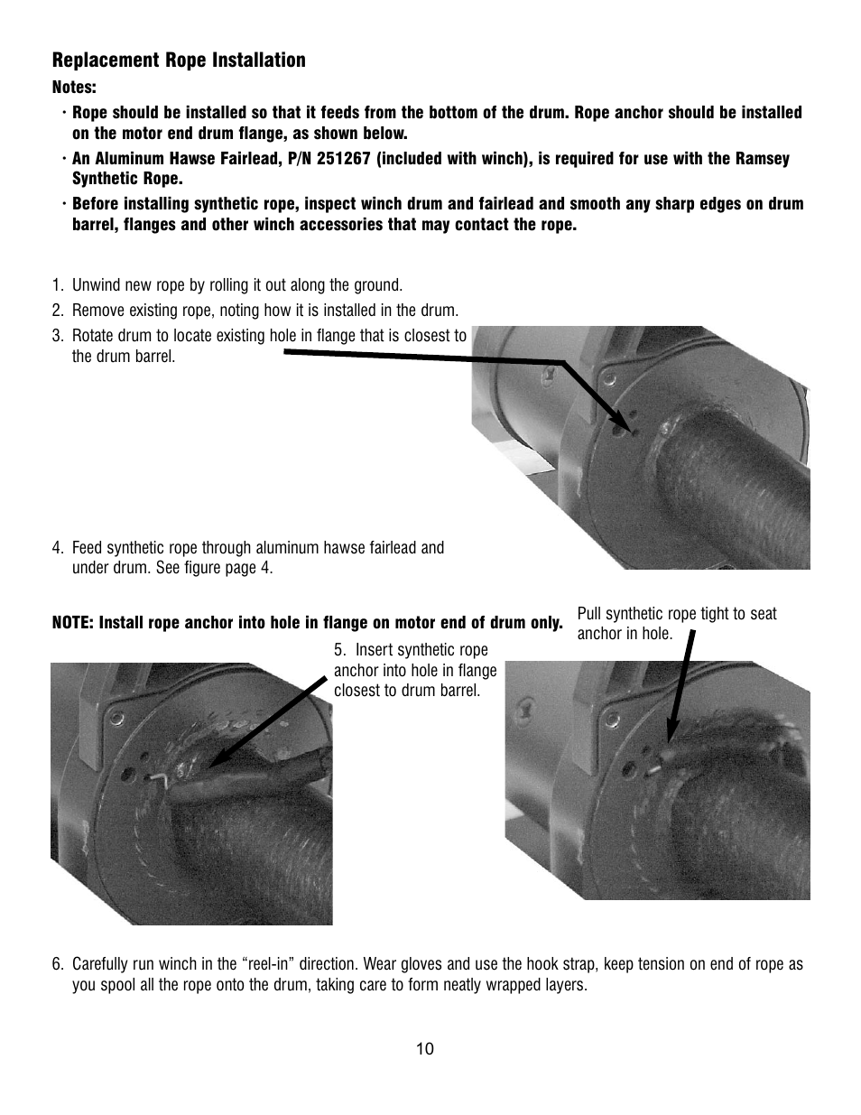 Ramsey Winch TRIPLE X User Manual | Page 10 / 16