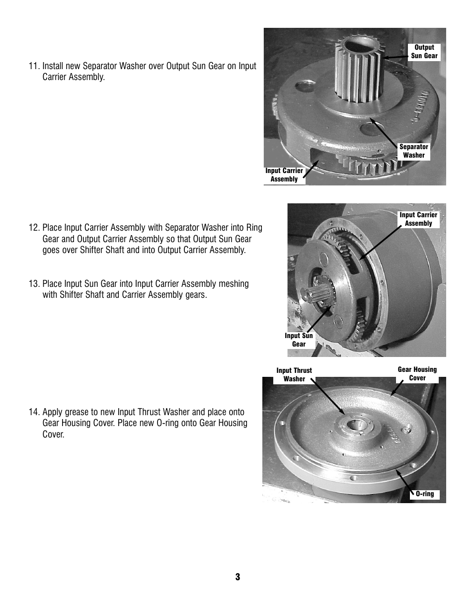 Ramsey Winch OUTPUT CARRIER KIT FOR RPH 20000/25000 251250 User Manual | Page 3 / 4