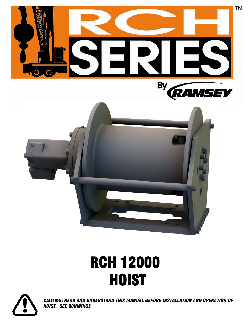 Ramsey Winch RCH 12K HOIST User Manual | 36 pages