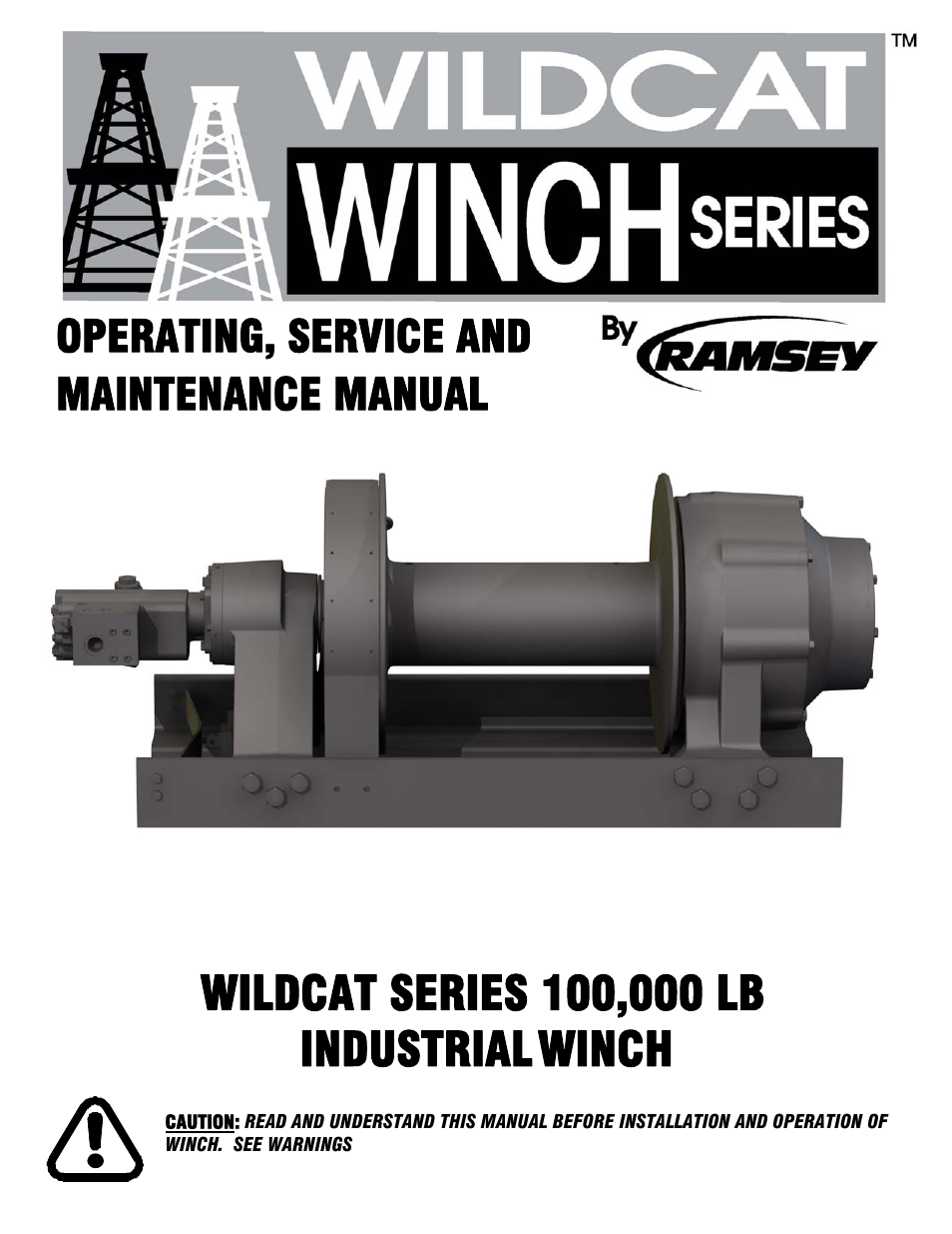 Ramsey Winch 100K WILDCAT WINCH User Manual | 28 pages