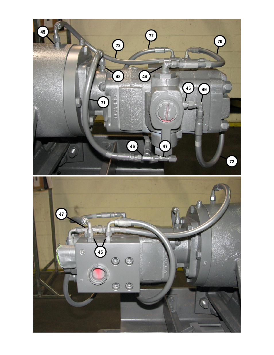 Hose hookup | Ramsey Winch 100K WILDCAT WINCH User Manual | Page 23 / 28