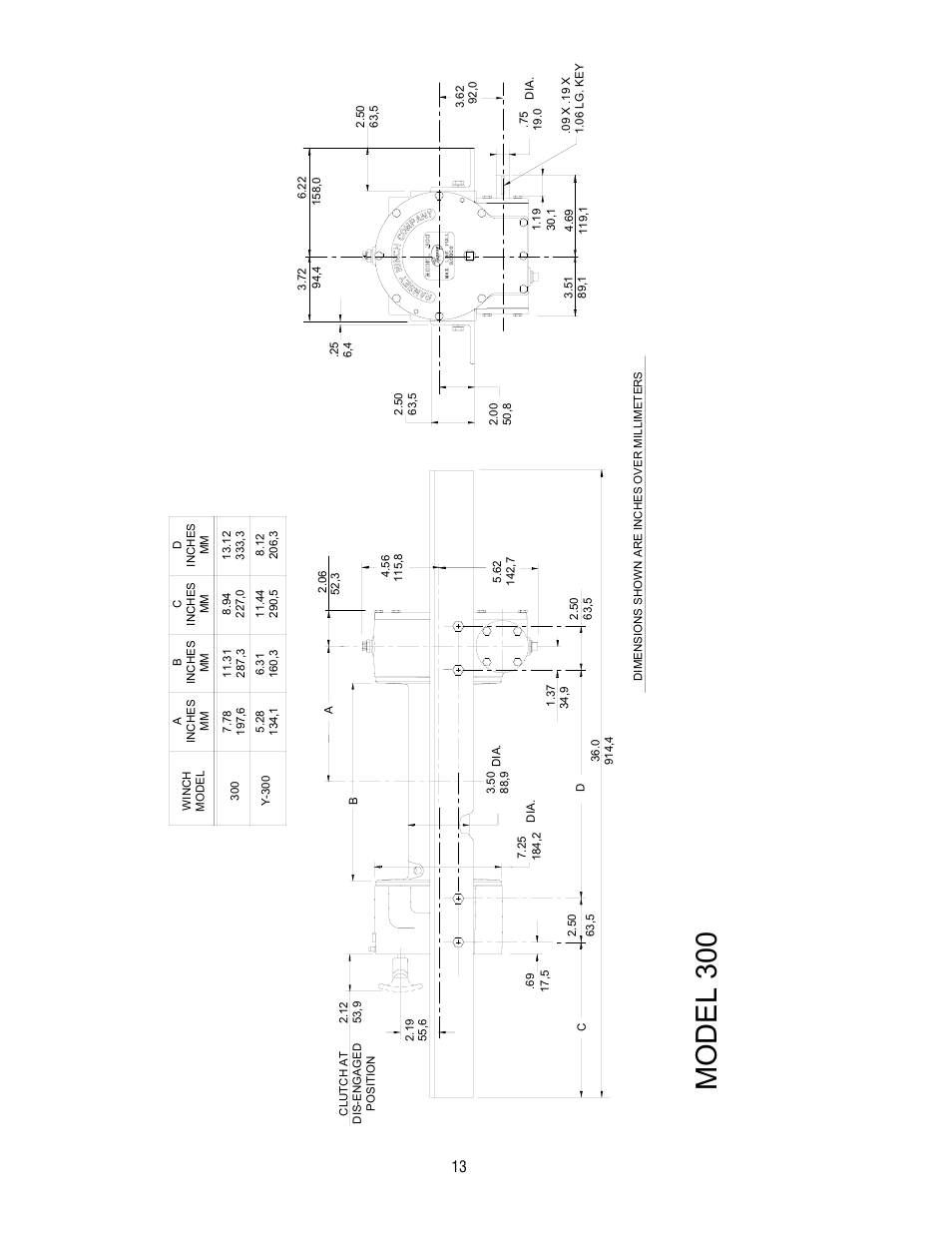 Model 300 | Ramsey Winch 300/H-300 RAM-LOK User Manual | Page 13 / 76