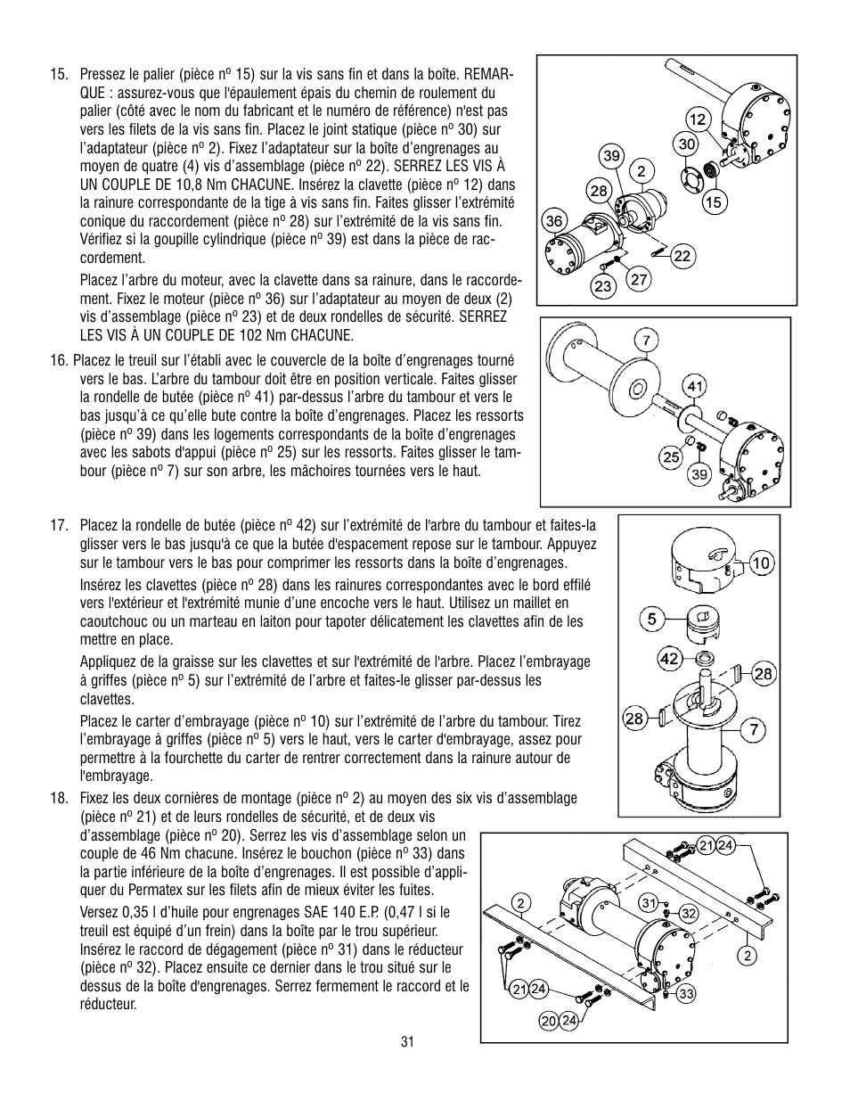 Ramsey Winch 300/H-300 RAM-LOK User Manual | Page 31 / 76