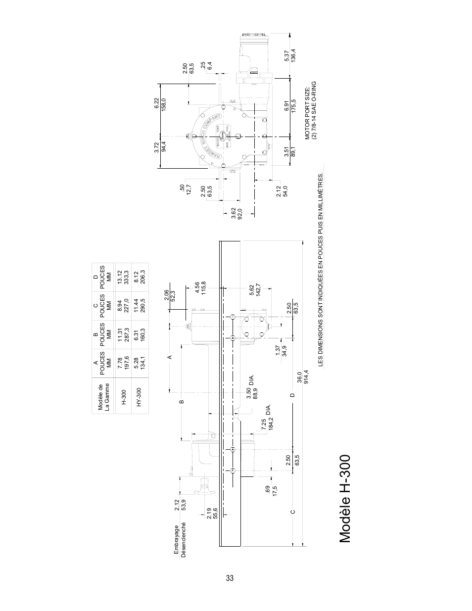 Modèl e h- 300 | Ramsey Winch 300/H-300 RAM-LOK User Manual | Page 33 / 76