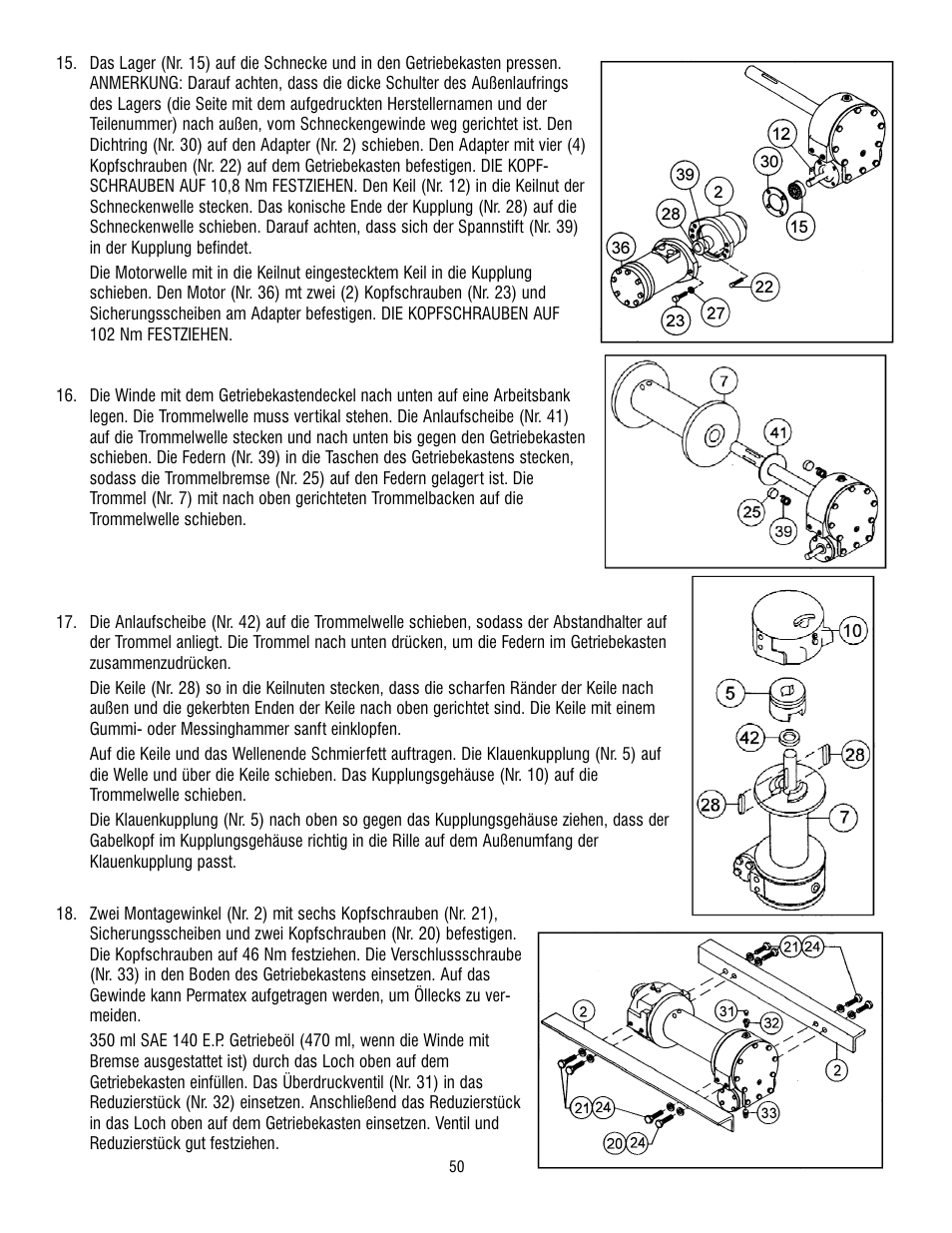 Ramsey Winch 300/H-300 RAM-LOK User Manual | Page 50 / 76