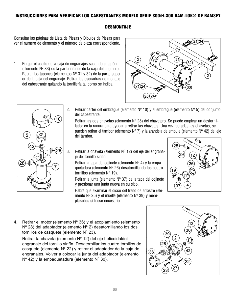 Ramsey Winch 300/H-300 RAM-LOK User Manual | Page 66 / 76