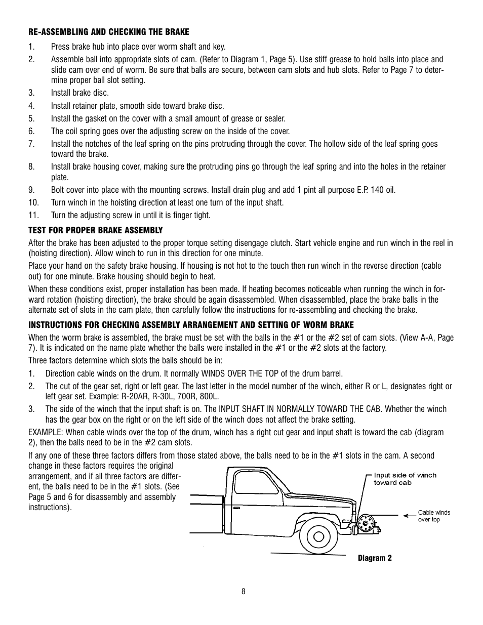 Ramsey Winch 300/H-300 RAM-LOK User Manual | Page 8 / 76