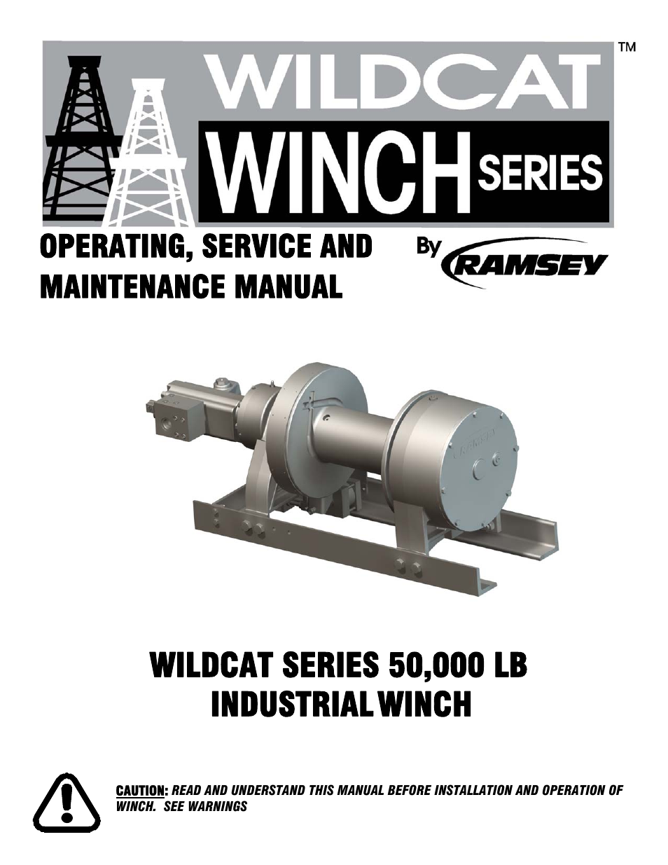 Ramsey Winch 50K WILDCAT WINCH User Manual | 24 pages
