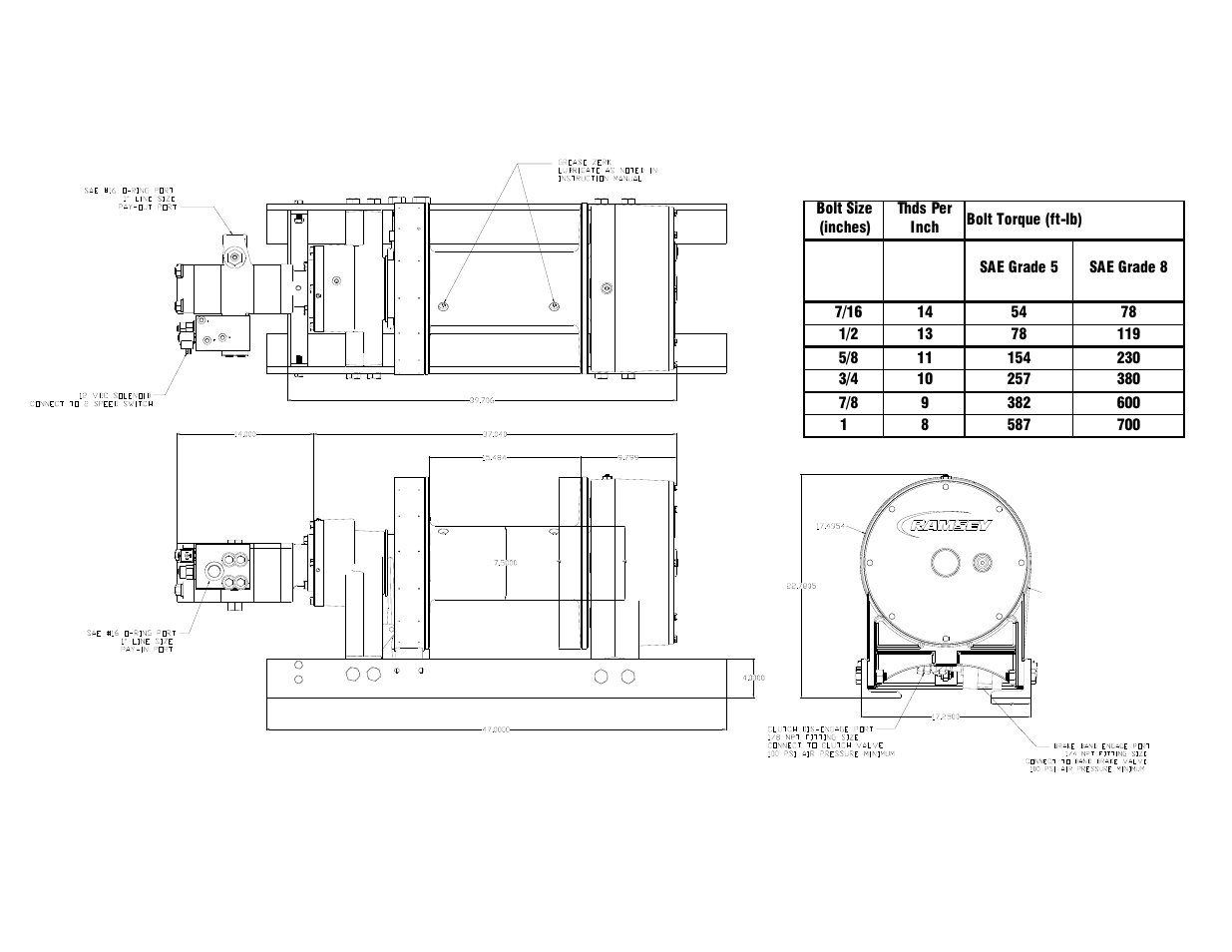 Ramsey Winch 50K WILDCAT WINCH User Manual | Page 23 / 24