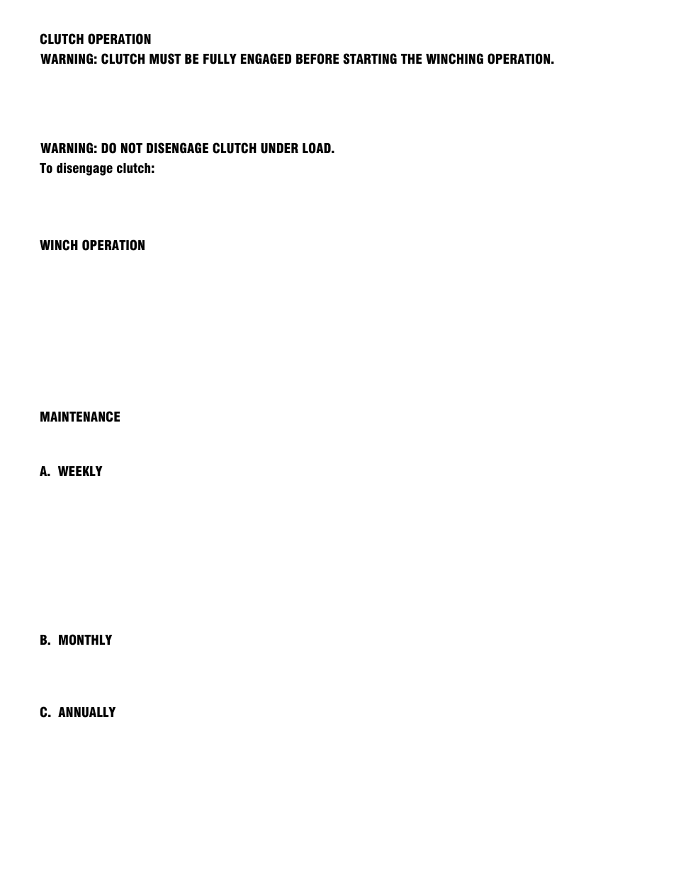 Ramsey Winch 50K WILDCAT WINCH User Manual | Page 6 / 24