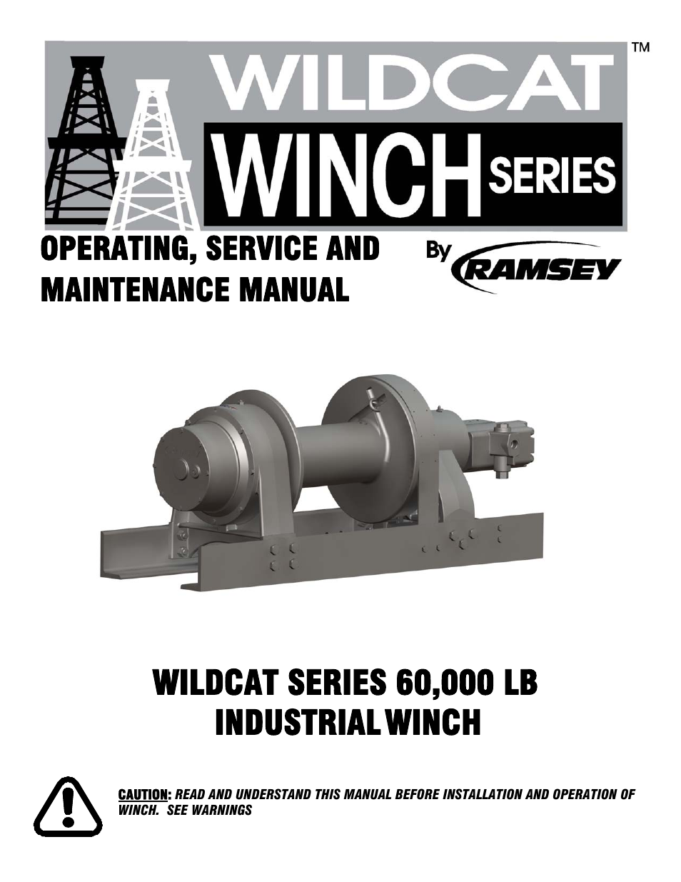 Ramsey Winch 60K WILDCAT WINCH User Manual | 28 pages