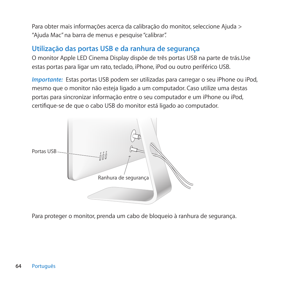 Apple LED Cinema Display User Manual | Page 64 / 100