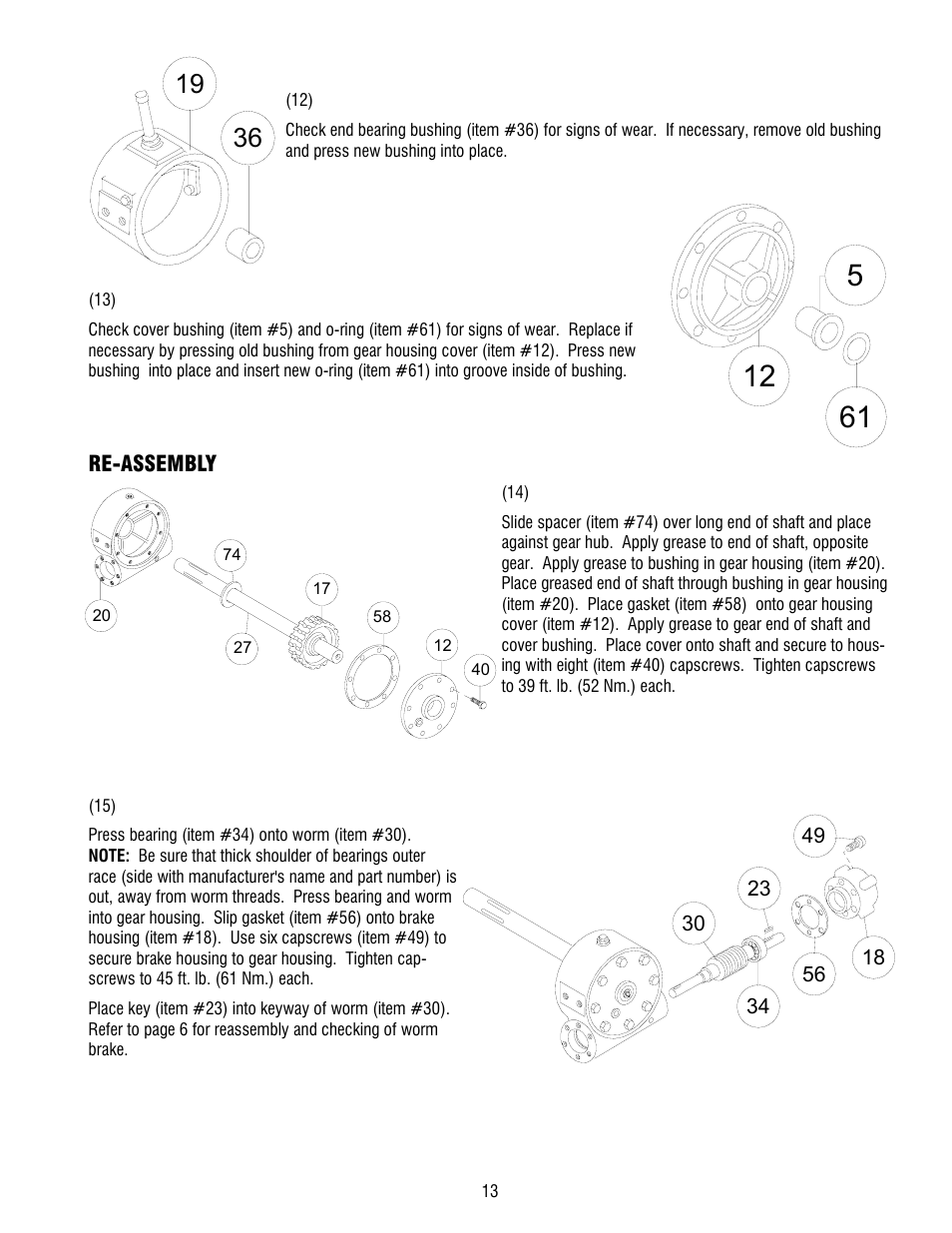 Ramsey Winch 800/H-800 DOW-LOK User Manual | Page 15 / 36