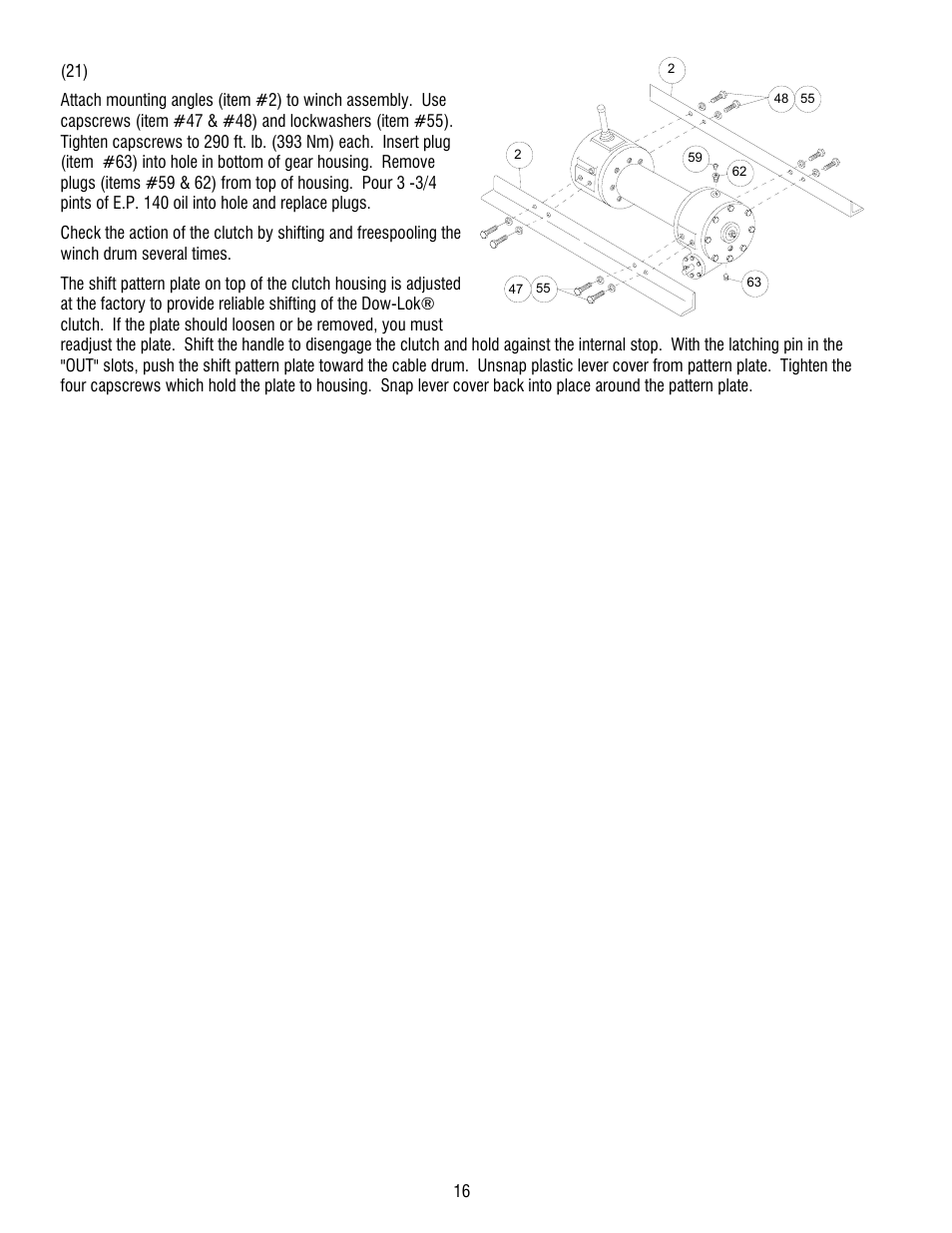 Ramsey Winch 800/H-800 DOW-LOK User Manual | Page 18 / 36