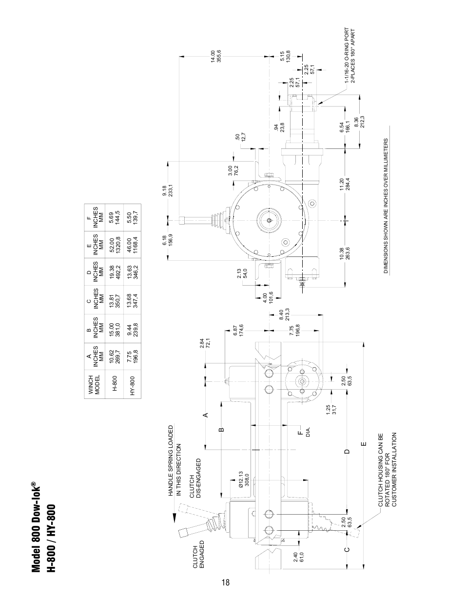 Model 800 dow-lok | Ramsey Winch 800/H-800 DOW-LOK User Manual | Page 20 / 36