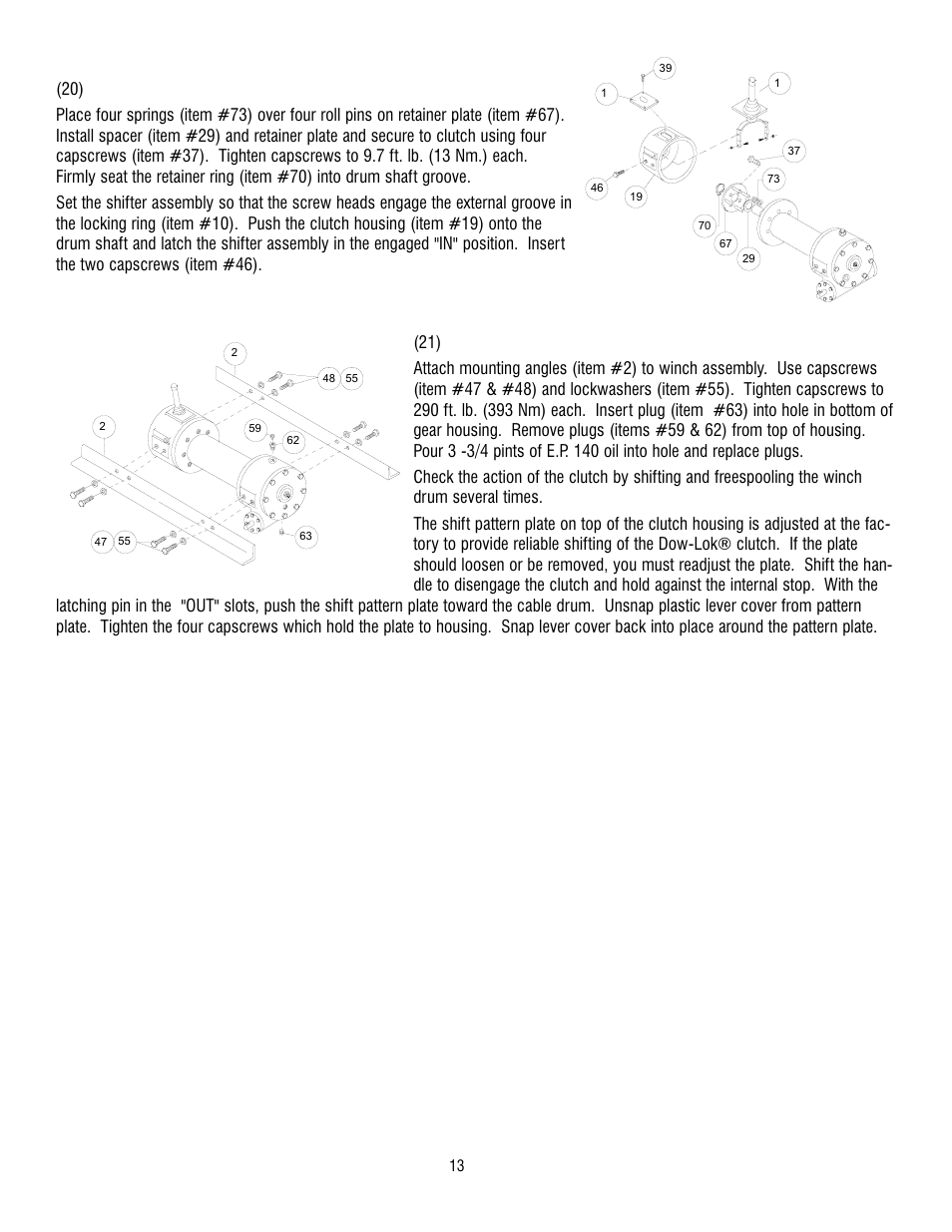 Ramsey Winch 800/H-800 DOW-LOK User Manual | Page 13 / 100