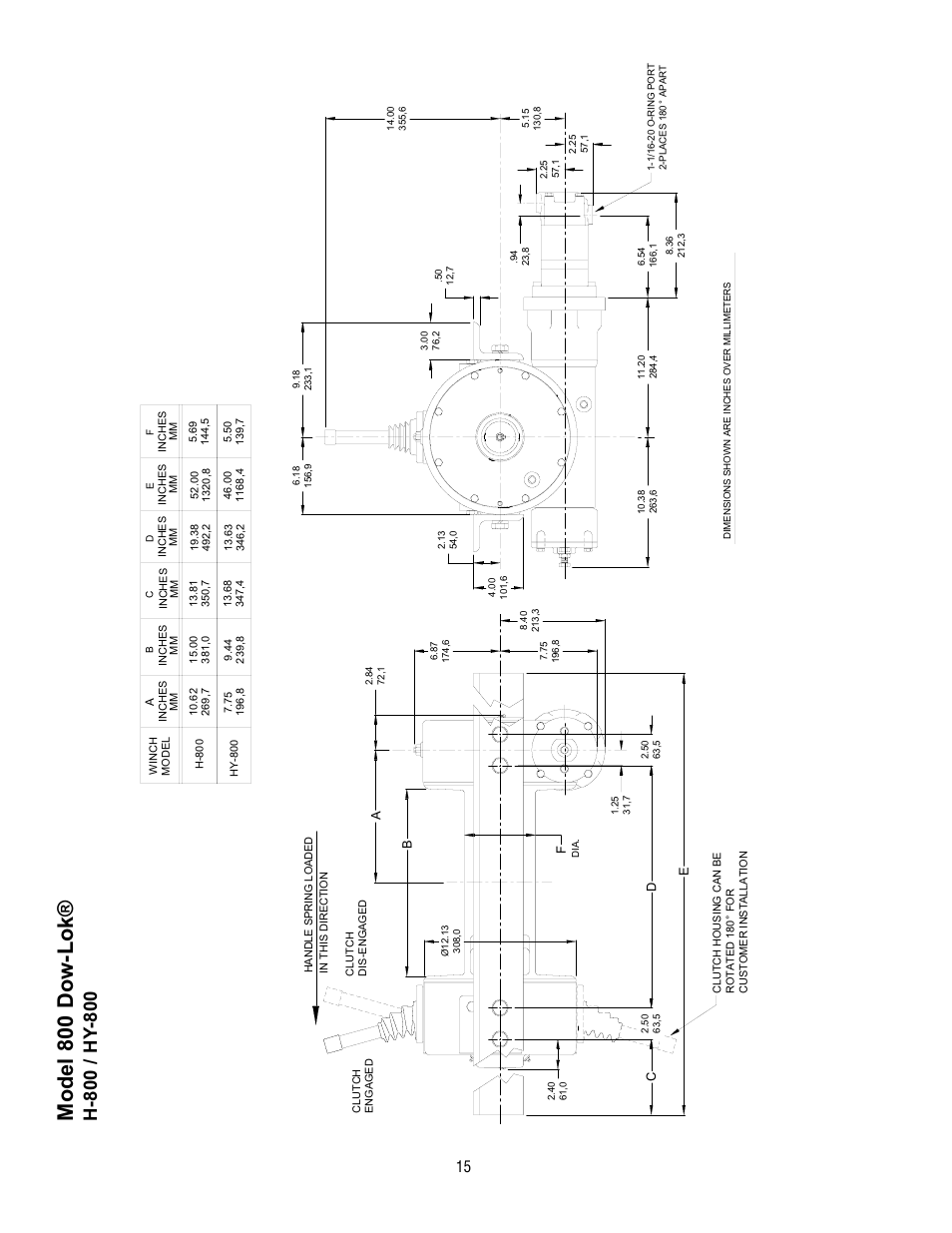 Model 800 dow-lok | Ramsey Winch 800/H-800 DOW-LOK User Manual | Page 15 / 100