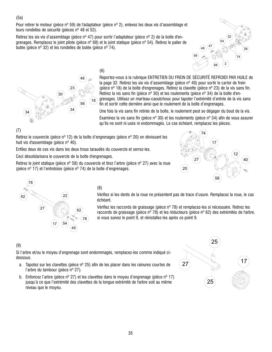 Ramsey Winch 800/H-800 DOW-LOK User Manual | Page 35 / 100