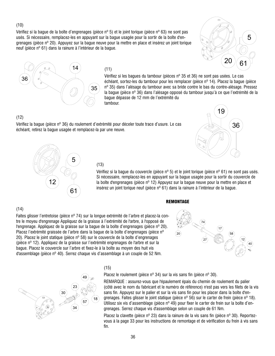 Ramsey Winch 800/H-800 DOW-LOK User Manual | Page 36 / 100