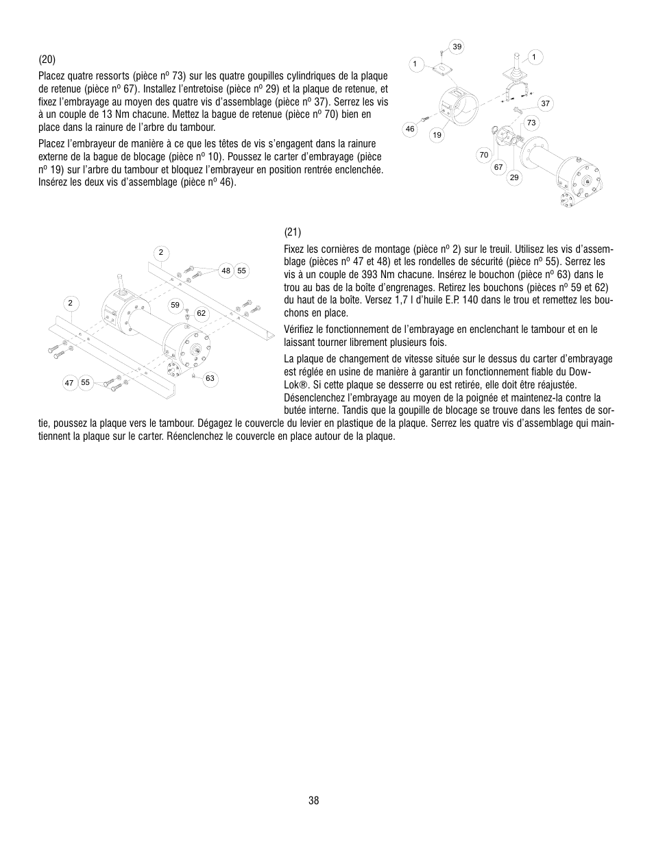 Ramsey Winch 800/H-800 DOW-LOK User Manual | Page 38 / 100