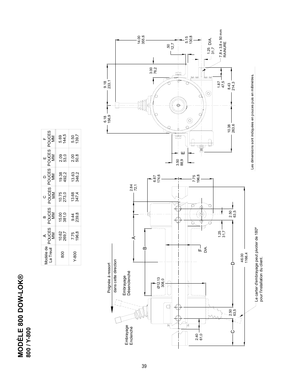 Modèle 800 dow -lok | Ramsey Winch 800/H-800 DOW-LOK User Manual | Page 39 / 100